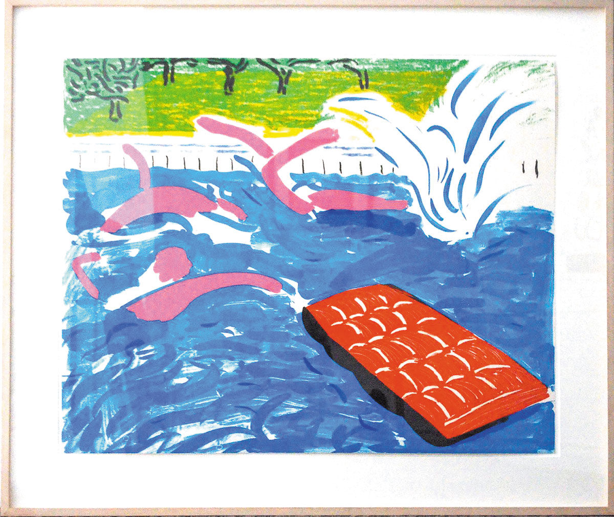 "Afternoon Swimming" by David Hockney